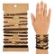 Wrapables Charms and Braided Boho Hair Tie Bracelets for Women, No Damage Elastic Hair Bands, Hair Accessories for Ponytails (10pcs), Brown